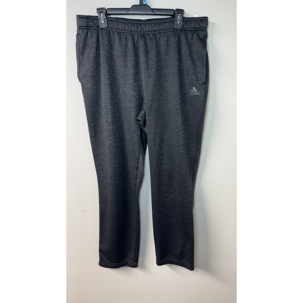 Adidas | Climawarm Charcoal Gray Fleece Lined Joggers | Size XL